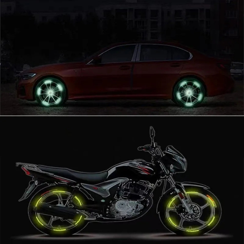 RainbowGlow™ – Bandes Lumineuses de Roue